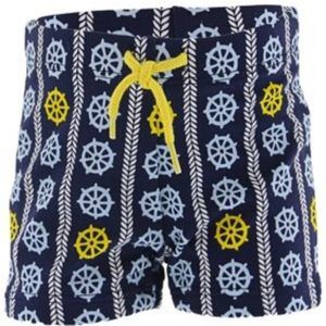 Janie And Jack Navy Ship Wheel Swim Short Trunks